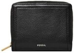 Fossil Geldb&ouml;rse f&uuml;r Frauen Logan, Leder Multifunktion schwarz 11,1 cm L x 2,5 cm B