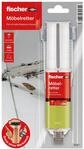 fischer M&ouml;belretter, Holzspachtel in Beige, Reparaturmasse f&uuml;r ausgerissene