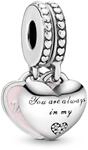 PANDORA Mother & Daughter Hearts Charm-Anh&auml;nger 792072EN40 Anh&auml;nger