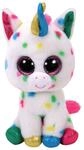 TY 37266 Harmonie, Einhorn bunt 24cm, mit Glitzeraugen, Beanie Boo's