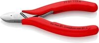 KNIPEX Elektronik-Seitenschneider mit durchgestecktem Gelenk mit rutschhemmenden