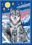 Ravensburger CreArt S&uuml;&szlig;e Wolfsfamilie - Malen nach Zahlen ab 9 Jahre | Mit...