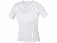 GORE WEAR M Damen Kurzarm Unterhemd, 38, Weiß