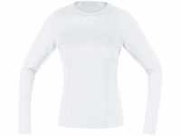 GORE WEAR Damen M Base Layer Shirt langarm, White, 36