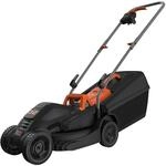 BLACK+DECKER 1000W Leichter, 32 cm breiter Elektro-Rasenm&auml;her mit 3 verstellbaren