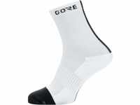 GORE WEAR M Socken mittellang, white/black, 35-37
