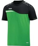 JAKO Herren T-shirt Competition 2.0, soft green/schwarz, 4XL, 6118
