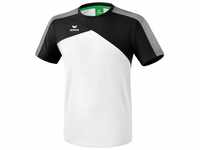 ERIMA Herren T-shirt Premium One 2.0 T-Shirt, weiß/schwarz, M, 1081803