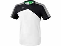 ERIMA Herren T-shirt Premium One 2.0 T-Shirt, weiß/schwarz, S, 1081803