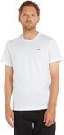Tommy Jeans Herren Tjm Xslim Jersey Tee Dm0dm04411 Langarmhemd, Wei&szlig; (Classic