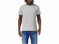 Tommy Hilfiger T-Shirt Herren Kurzarm TJM Original Slim Fit, Grau (Light Grey