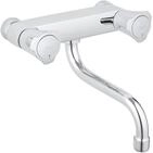 Grohe Costa L, SPT, Wand, Ausl. unten, Silber