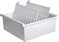 HAN Karteitrog DIN A4 quer, Karteibox, Lernbox, modernes Design, f&uuml;r 1.300...