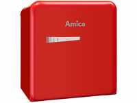 Amica KBR 331 100 R Retro Kühlbox / Chili Red (Rot) / 51cm (H) x 44cm (B) x...