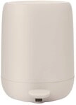 blomus Kosmetikeimer SONO | Treteimer 5L mit Soft-Close & Pedal | Farbe Moonbeam 