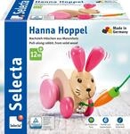 Selecta 62023 Hanna Hoppel, Nachzieh Hase, Schiebe-und Nachziehspielzeug aus...