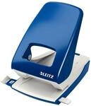 Leitz Starker B&uuml;ro Locher aus Metall, F&uuml;r 40 Blatt, Anschlagschiene mit