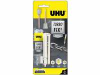 UHU Turbo FiX² Metall, Super schneller, metallfarbener 2-Komponenten...