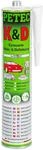 1x PETEC K & D Karosserie Klebe & Dichtmasse Kleber Klebe Wei&szlig; 310 ML 94530 |...