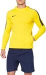 Nike Herren Academy18 Hoodie Kapuzensweatshirt, Gelb (tour