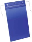Durable Drahtb&agrave;&frac14;geltasche (A4 hoch) Packung &agrave; 50 St&uuml;ck blau, 175307 | Mit