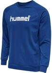 hummel Damen Pullover Go Cotton Logo Sweatshirt Woman 203519 True Blue M