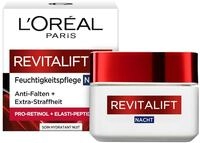 L'Or&eacute;al Paris Feuchtigkeitspflege Nacht f&uuml;r Frauen: sorgt f&uuml;r ein strafferes