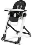 Peg Perego Siesta Follow Me - Licorice - Design-Hochstuhl mit Baby-Liegefunktion und