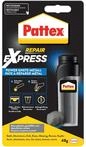 Pattex Powerknete Repair Express Metall, metallfarbene Modelliermasse zum Kleben &