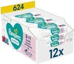 Pampers Sensitive Feuchtt&uuml;cher 12 Packungen mit 52 St&uuml;ck - 624 Feuchtt&uuml;cher, ohne