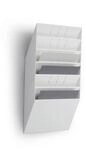 Durable Prospektspenderset Querformat Flexiboxx 6 A4, 1 Set, weiss, 1709785010