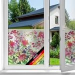 d-c-fix Fensterfolie Miraflores - 45 cm x 1,5 m &ndash; statische Sichtschutzfolie mit