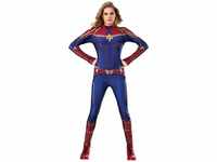 Rubie's Offizieller Captain Marvel Hero-Anzug, Erwachsenen-Damenkostüm Deluxe,