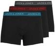 JACK & JONES Herren Jacwaistband Trunks 3 Pack Noos Boxershorts, Asphalt, S EU