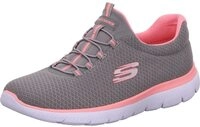 Skechers Summits Top Player Damen Sneaker , Grey Mesh Pink Trim, 41 EU