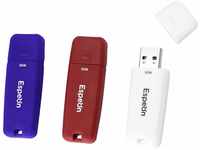 Espeon 3 Stück, 32 GB, USB 2.0, USB-Stick, Gummischalenschutz, Farbe: Classic -