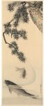Komar Vlies Fototapete "Koi", 100 x 250 cm, 2 Bahnen