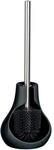 WENKO Keramik WC-Garnitur Drop Neo Schwarz Keramik - WC-B&uuml;rstenhalter, Keramik, 14 x