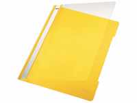 Leitz 41910015 Standard Hefter (A4, langes Beschriftungsfeld, PVC) gelb