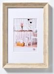 walther design Bilderrahmen natur 30 x 40 cm mit Passepartout, Chalet Designrahmen