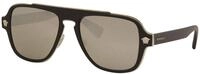 Versace Herren 0VE2199 Sonnenbrille, Schwarz (Matte Schwarz), 55.0
