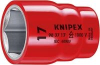 KNIPEX Steckschl&uuml;sseleinsatz f&uuml;r Sechskantschrauben mit Innenvierkant 3/8 46...