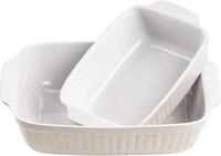 M&Auml;SER 931137 Serie Kitchen Time, Auflaufformen rechteckig im 2er Set, eckige