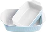 M&Auml;SER 931135 Serie Kitchen Time, Auflaufformen rechteckig im 2er Set, eckige