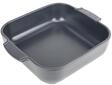 Peugeot Appolia Quadratische Auflaufform mit Griffen, Keramik, Rot, 8,2x36x36...