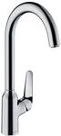 hansgrohe K&uuml;chenarmatur (Wasserhahn K&uuml;che 360&deg; schwenkbar, hoher Komfort-Auslauf