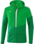 Erima Unisex Kinder Squad Trainings Jacke (1032052), fern Green/smaragd/Silver...
