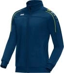 JAKO Herren Polyesterjacke Classico, Nightblue/Citro, S