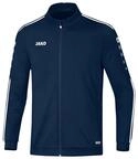 JAKO Unisex Kinder Polyesterjacke Striker 2.0, marine/wei&szlig;, 152