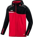 JAKO Competition 2.0 Kapuzenjacke Kids rotschwarz, 140 Kinder